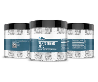 Etiqueta Earthborn Elements Ácido Pantoténico 200 cápsulas