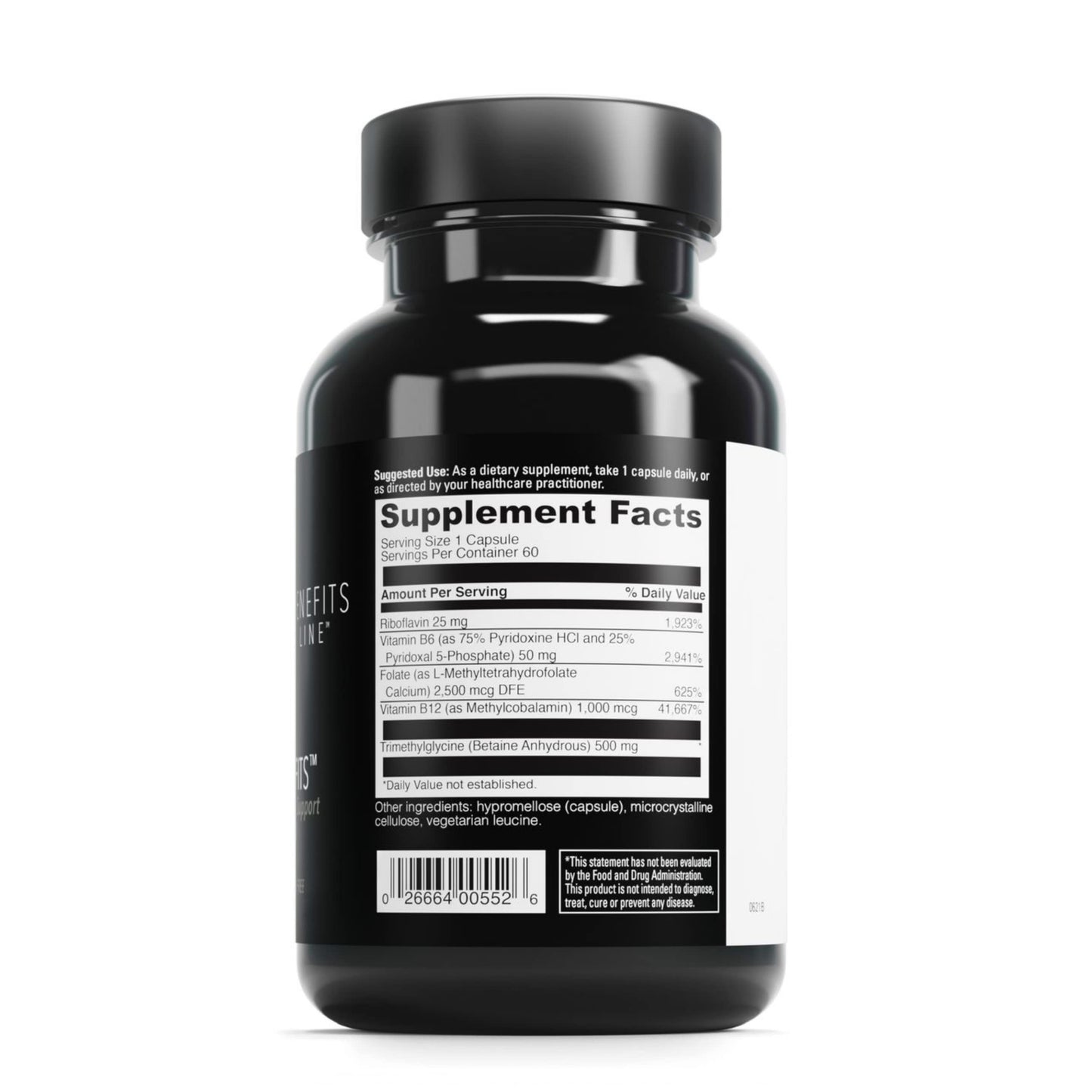 Etiqueta frontal DAVINCI Methyl Benefits suplemento