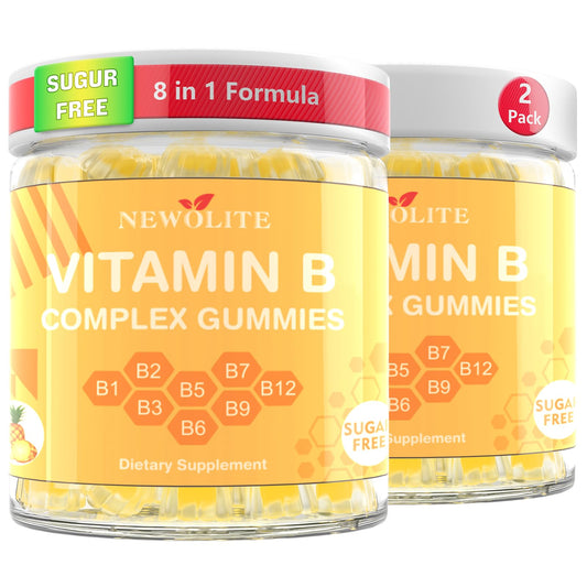 Etiqueta frontal gomitas vitamina B1 300mg NEWOLITE