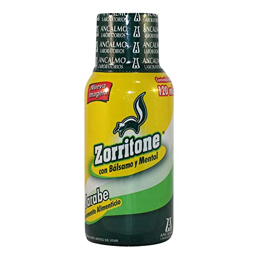 Etiqueta frontal jarabe Zorritone suplemento nutricional 4oz