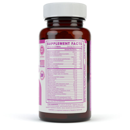 Etiqueta frontal Natures Wellness suplemento nutricional