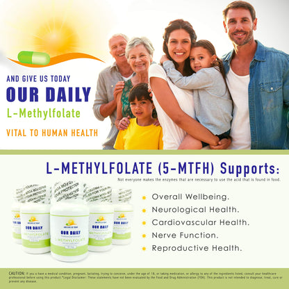Etiqueta frontal Our Daily Vites L-Metilfolato