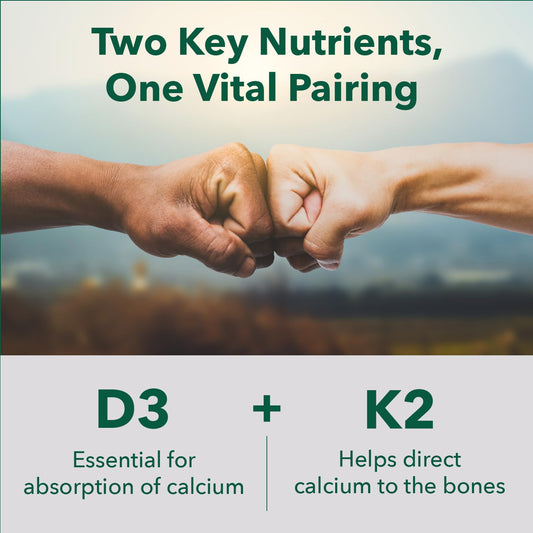Etiqueta frontal PlantFusion cápsulas vitamina D3 y K2