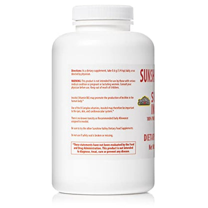 Etiqueta frontal suplemento Sunshine Valley Super Inositol