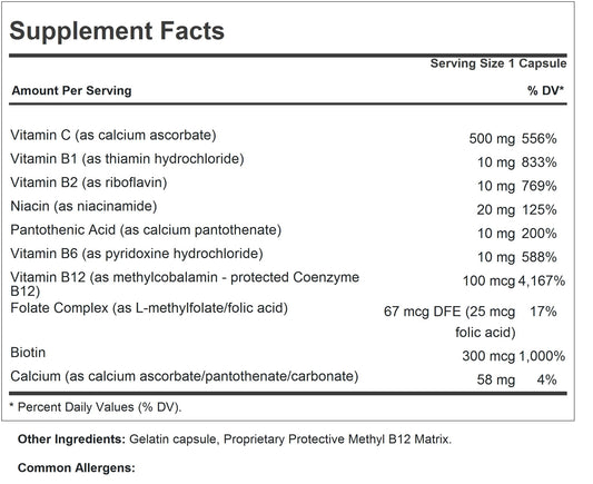 Etiqueta frontal suplemento vitamina C Andrew Lessman