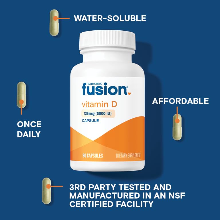 Etiqueta frontal suplemento vitamina d3 Bariatric Fusion