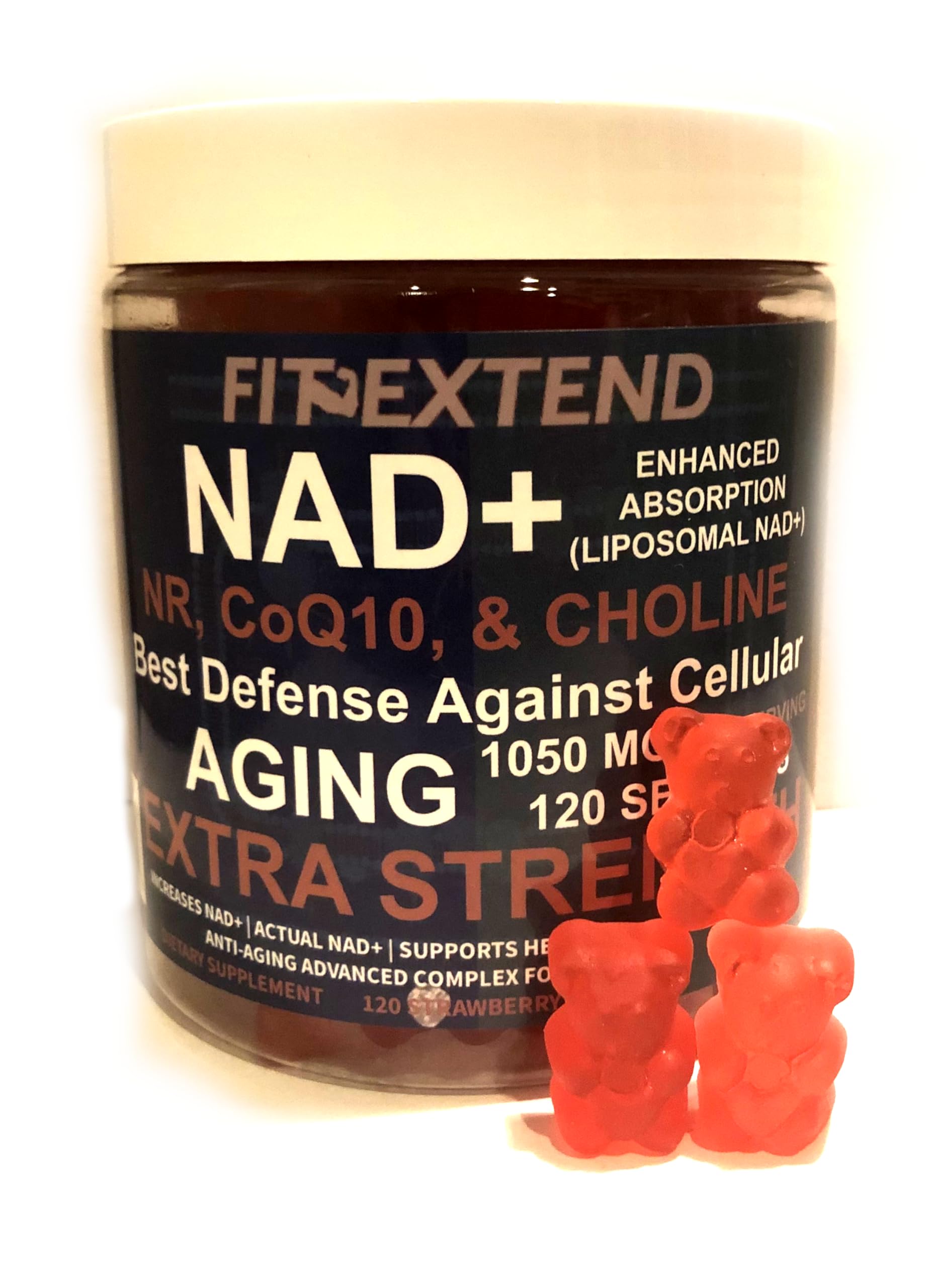 Etiqueta gomitas NAD+ FIT EXTEND anti-edad