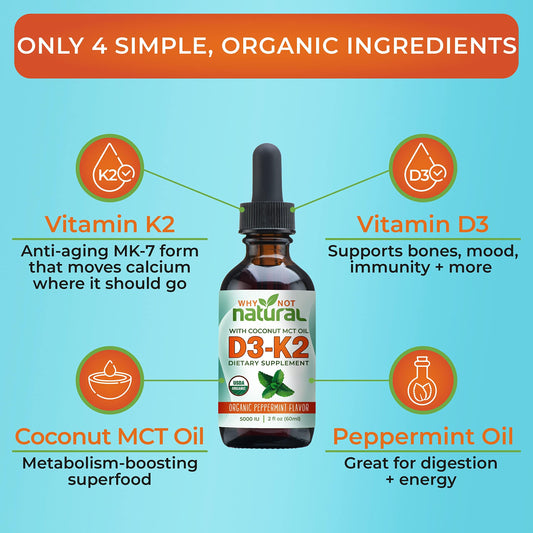 Etiqueta gotas vitamina d3 k2 líquido apoyo huesos y corazón