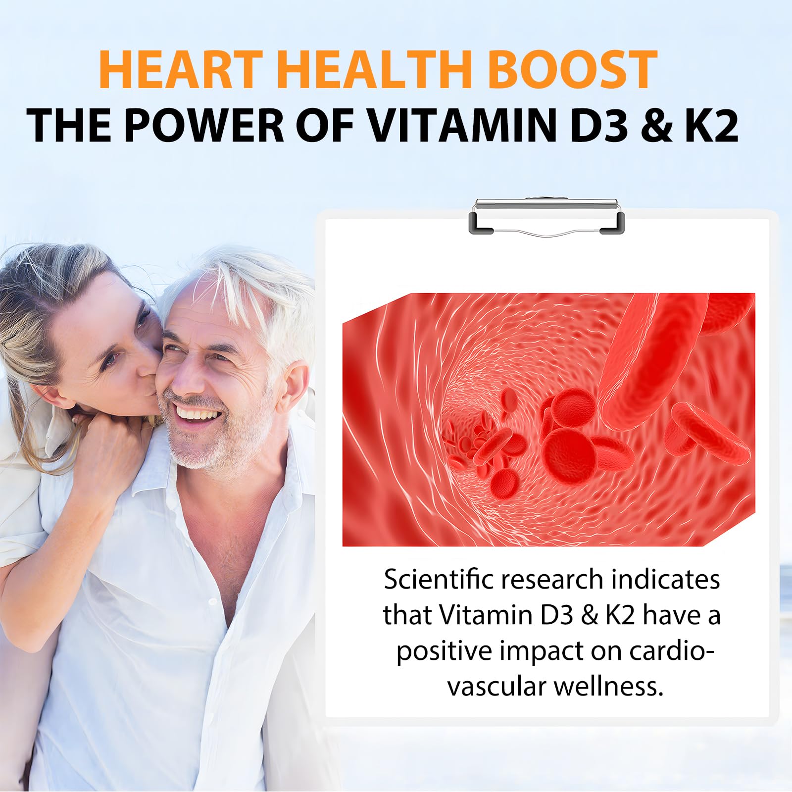 etiqueta con información vitamina d3 k2 flasture
