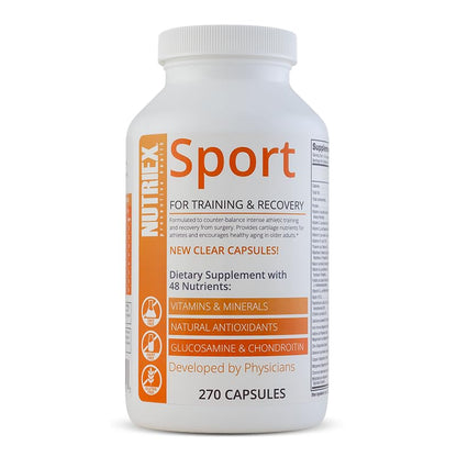 Etiqueta informativa de Nutriex Sport