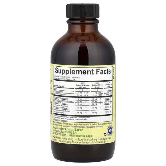 Etiqueta de ingredientes First Defense