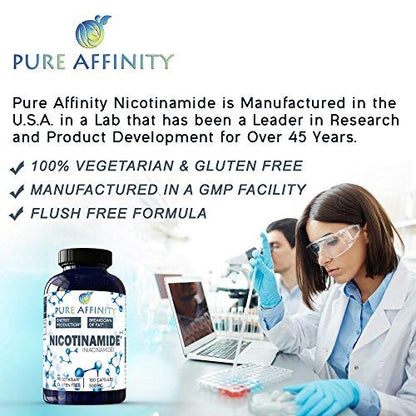 Etiqueta ingredientes nicotinamida b3 pure affinity 200 unidades