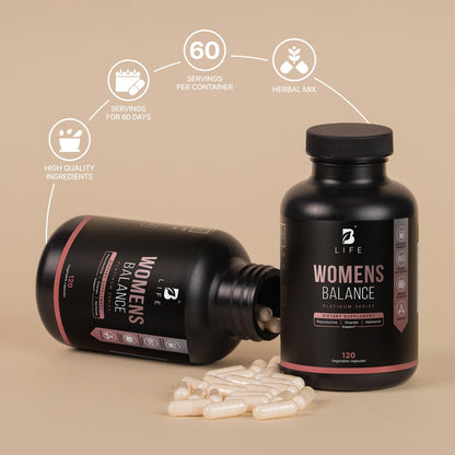 Etiqueta con ingredientes suplemento femenino