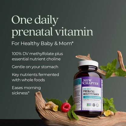 Etiqueta ingredientes vitaminas prenatales New Chapter