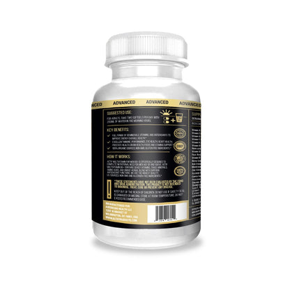 Etiqueta del multivitamínico Actif para hombres mayores de 60