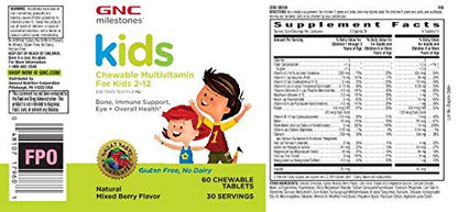 etiqueta y descripción del producto multivitamínico gnc