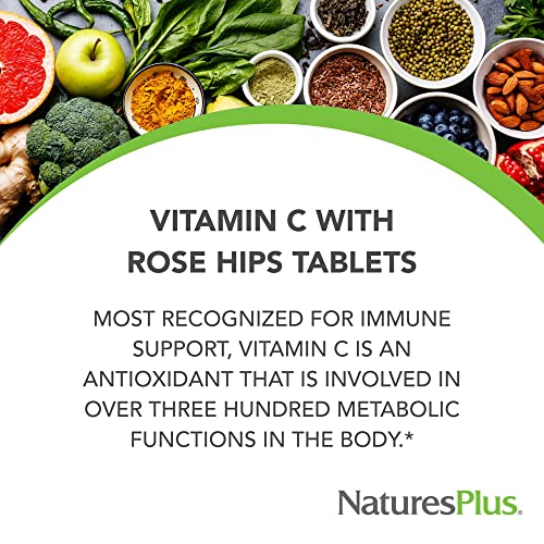 Etiqueta NaturesPlus vitamina C liberación prolongada
