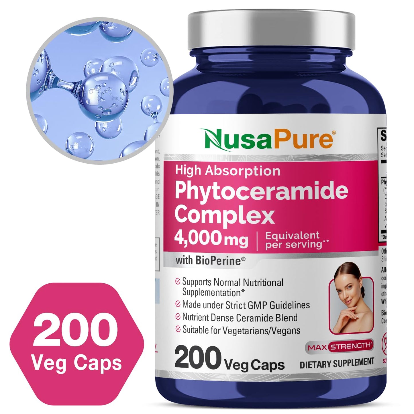 Etiqueta de NusaPure Fitoceramida Complex 10:1