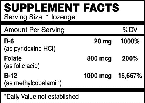 Etiqueta Nutri-Supreme Research B12 metilcobalamina