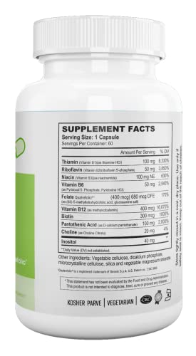 Etiqueta Nutri Supreme Ultimate B Complex detalle ingredientes