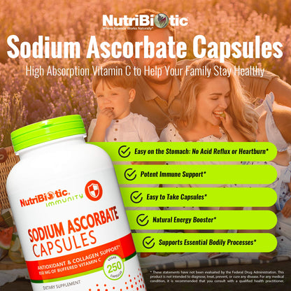 Etiqueta NutriBiotic Vitamina C alcalinizada