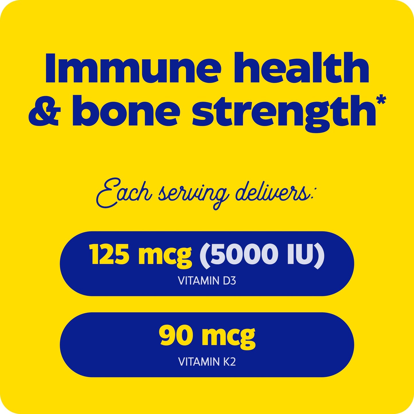 Etiqueta nutricional vitamina D3+K2 Enzymedica.