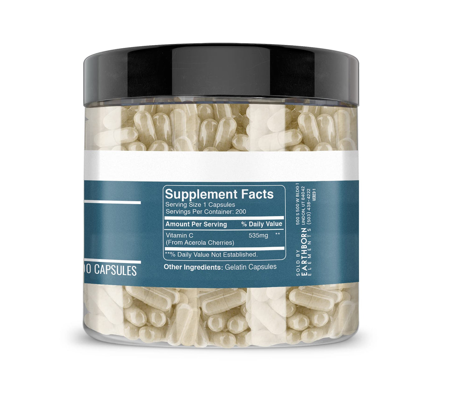 Etiqueta paquete Earthborn Elements vitaminas naturales