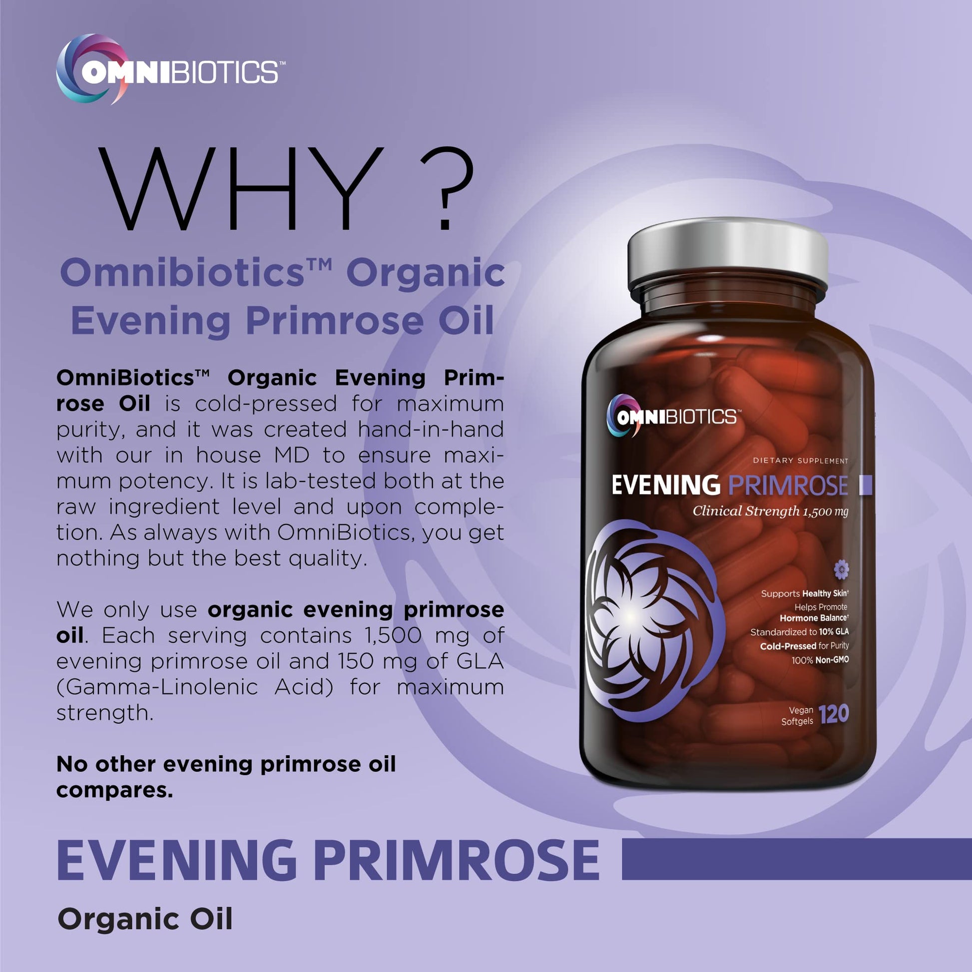 Etiqueta paquete salud femenina OmniBiotics