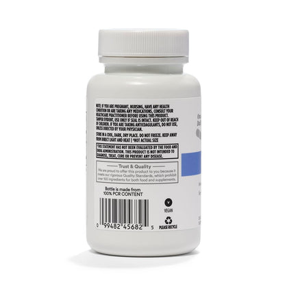Botella posterior de vitamina K2 Whole Foods.