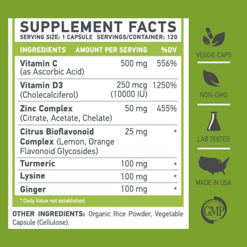 Etiqueta producto MUSCLE FOOD LABS Z D C Plus 60 cápsulas