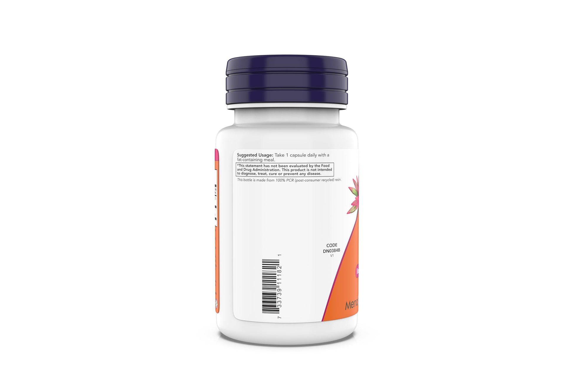 Etiqueta producto now suplementos mega d3 y mk7 vitaminas