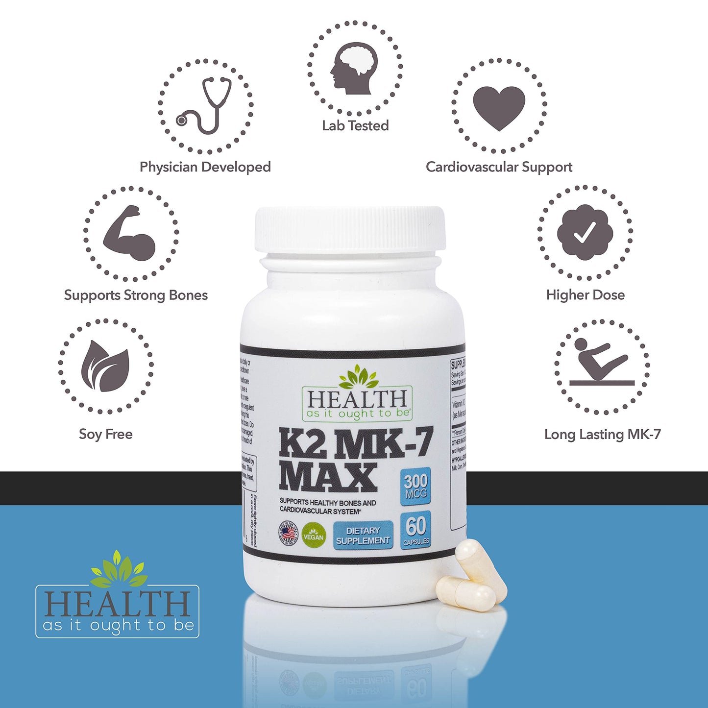 Etiqueta producto vitamina k2 sin soja