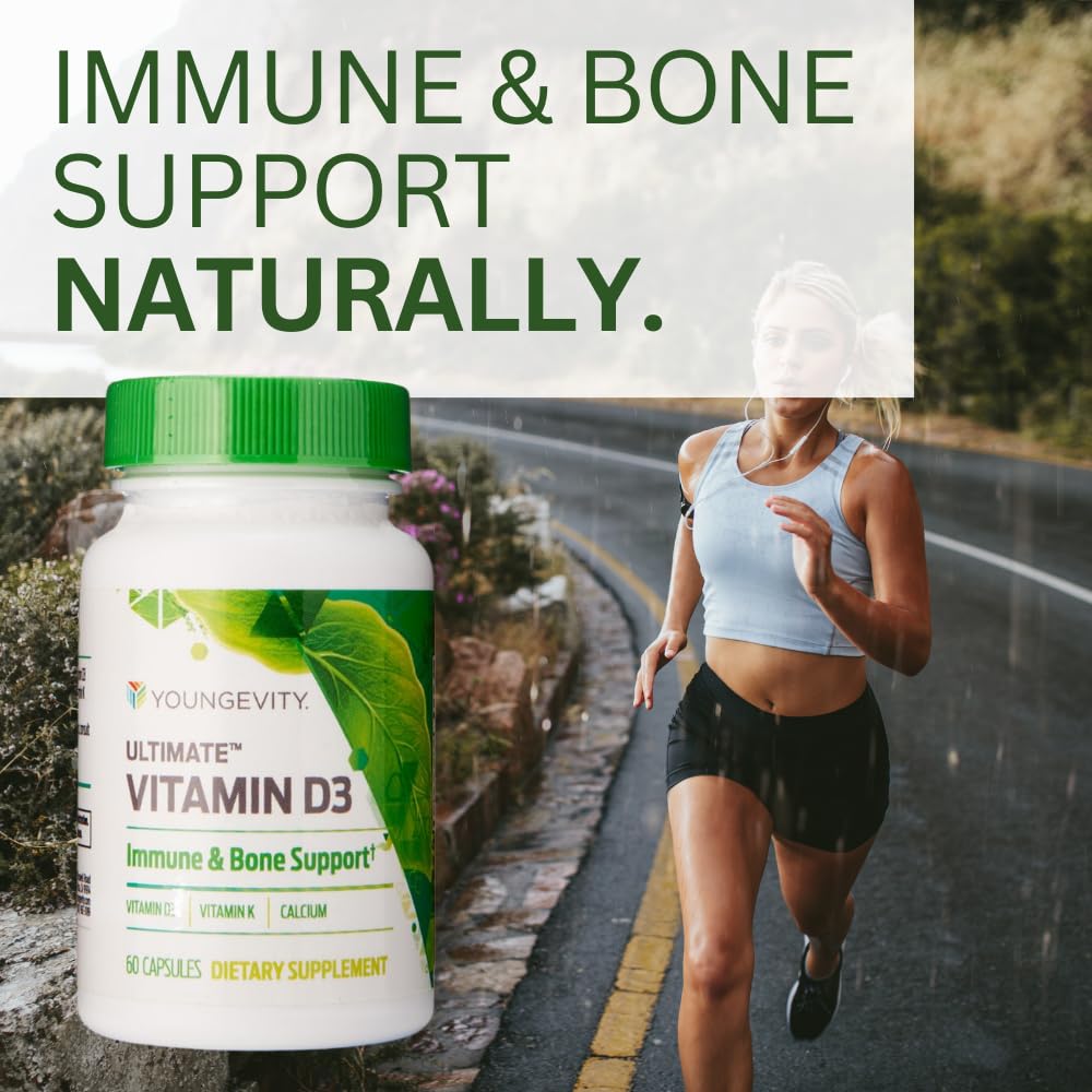 Etiqueta producto Youngevity vitamina d3 k2 5000 UI