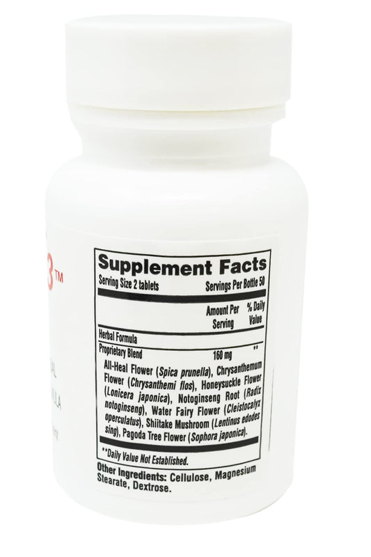 Etiqueta suplementaria en botella Balance 3