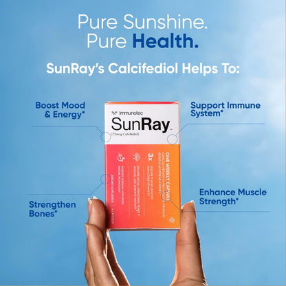 Etiqueta suplementaria Immunotec Sunray Calcifediol