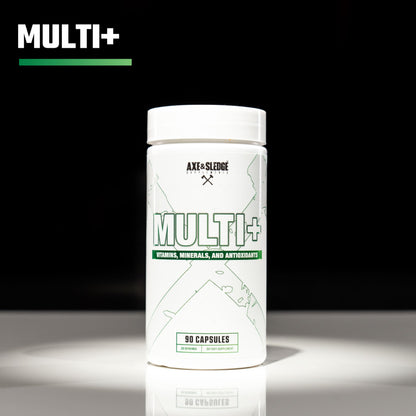 Etiqueta suplemento Axe & Sledge Multi Plus 24 nutrientes