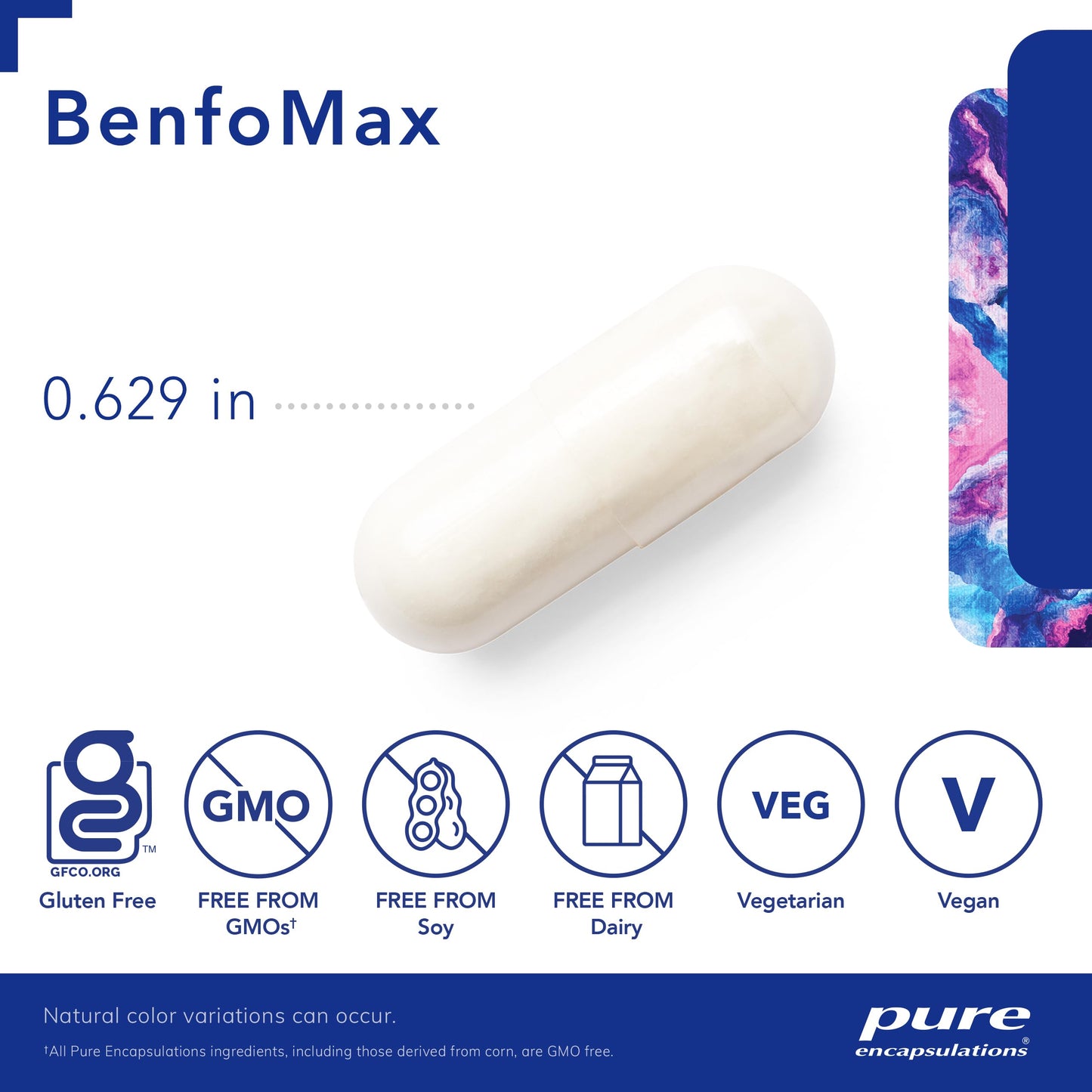 Etiqueta suplemento Benfotiamina Pure Encapsulations