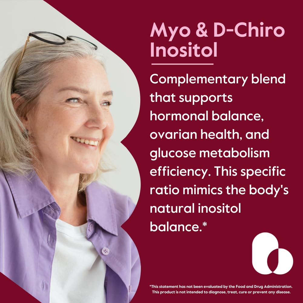 Etiqueta suplemento Bestvite mio y d-chiro inositol puro