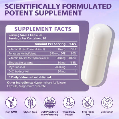 Etiqueta del suplemento BIO POTENTIA con ingredientes activos