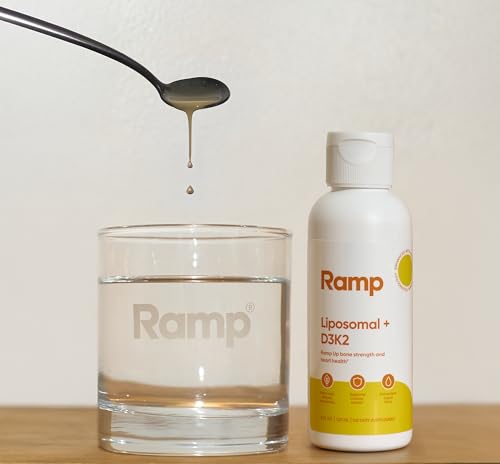 Etiqueta de suplemento D3 y K2 liposomal