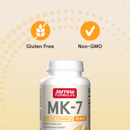 Etiqueta de suplemento Jarrow MK-7 vitamina k2