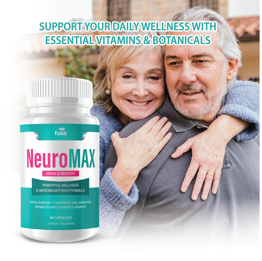 Etiqueta suplemento NeuroMax para salud cerebral
