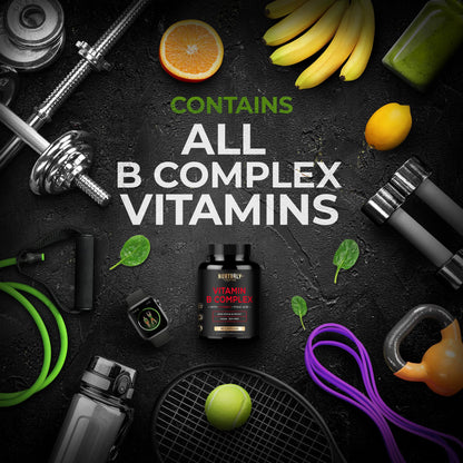 Etiqueta suplemento NURTURLY complejo B vitamina C 90 cápsulas