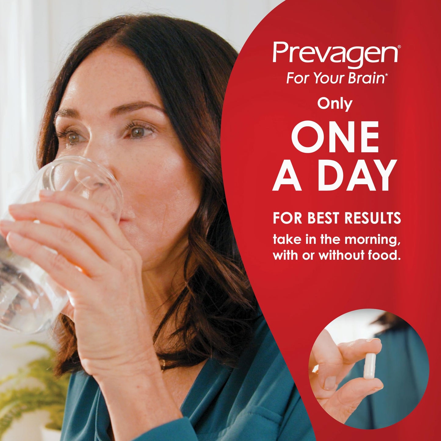 Etiqueta suplemento Prevagen extra strength detalle