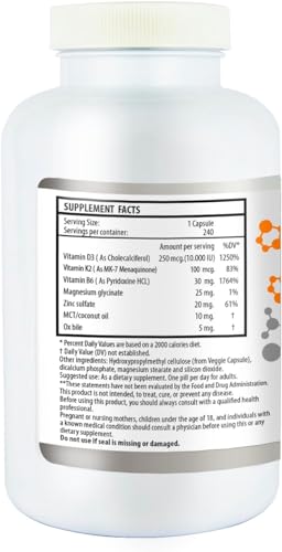 Etiqueta suplemento Saint-Marie de los Andes vitamina D3 K2