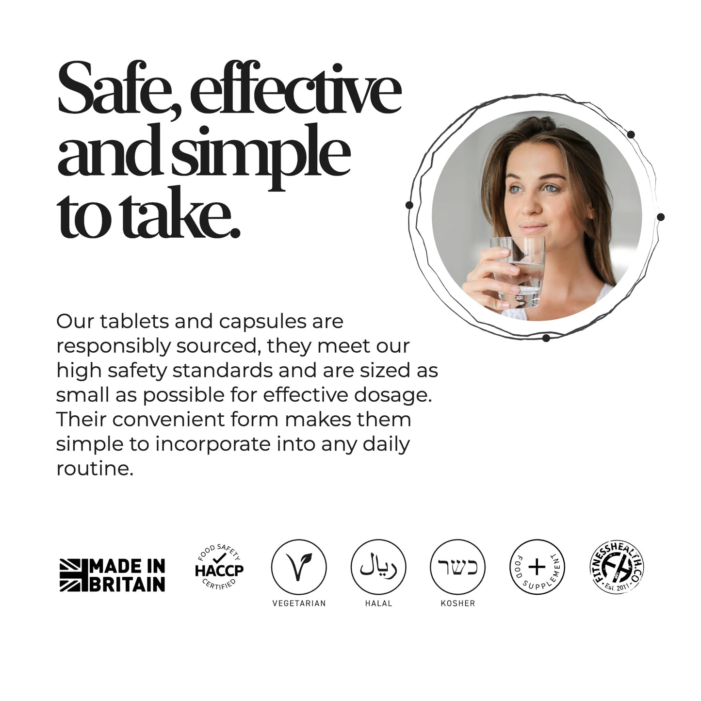 Etiqueta suplemento Vitamina D3 K2 Fitness Health UK