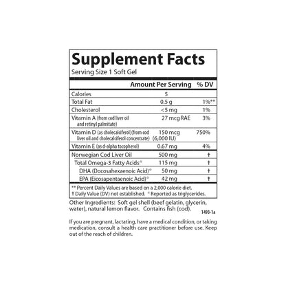 Etiqueta suplemento vitamina d3 y omega 3 carlson