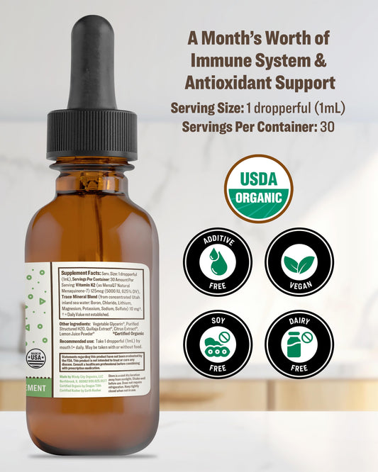 Etiqueta del suplemento vitamina K2 RawGuru