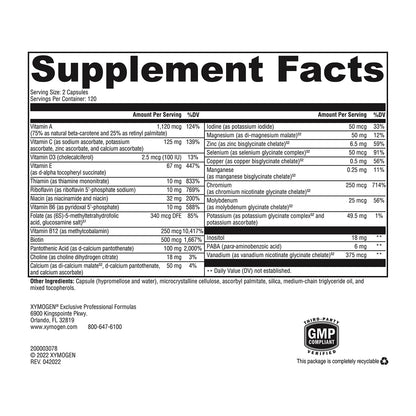 etiqueta de suplementos nutricionales