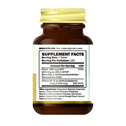 Etiqueta Teresa Health Metilcobalamina vitamina B12